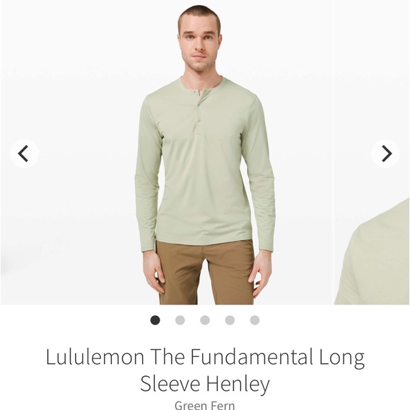 NWT Lululemon men’s long sleeve Henley size XXL - Picture 7 of 8